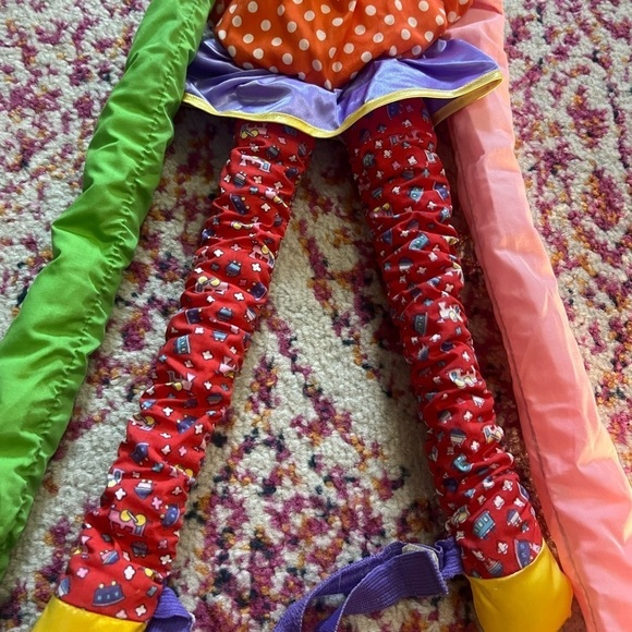 Vintage 90s L’il Suzie Stretch Two Face Clown Doll - Picture 3 of 6